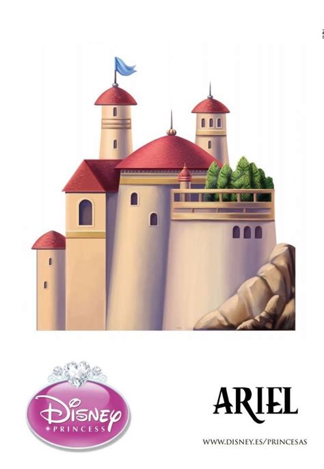 Castle Papercraft Castelos 3d Das Princesas Para Imprimir Disney