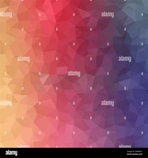 Colored Triangles Of Different Color Shades Abstract Vector Background