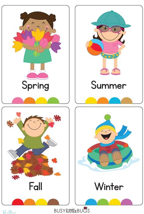 In Our Seasons Flash Cards Pack You Will Find A Flash Card For Every Season Also Four Flash