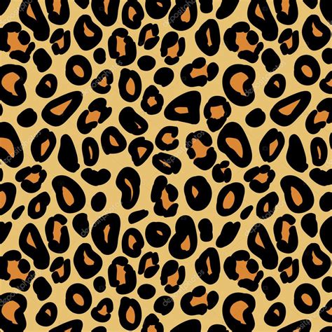 Leopard Skin Seamless Pattern Vector — Stock Vector © Natalyon 12459509