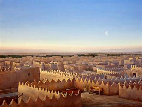 With a population of 6.9 million people, riyadh is the. Philip Bouchard • Evening light over Old Riyadh | Mathaf ...