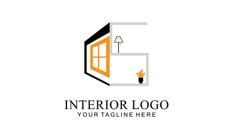 Interior Room Gallery Furniture Logo Graphic By Deemka Studio
