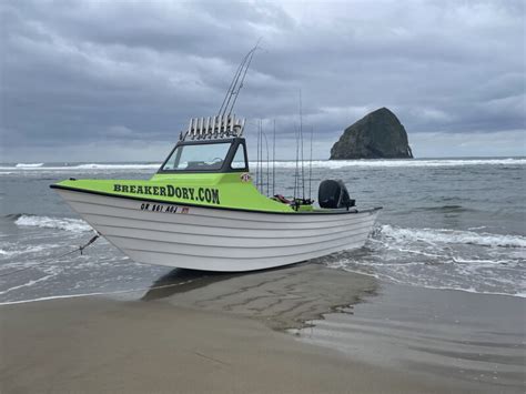At Sea Oregon Dory Fishermen Brave The Waves Before They Can Fish