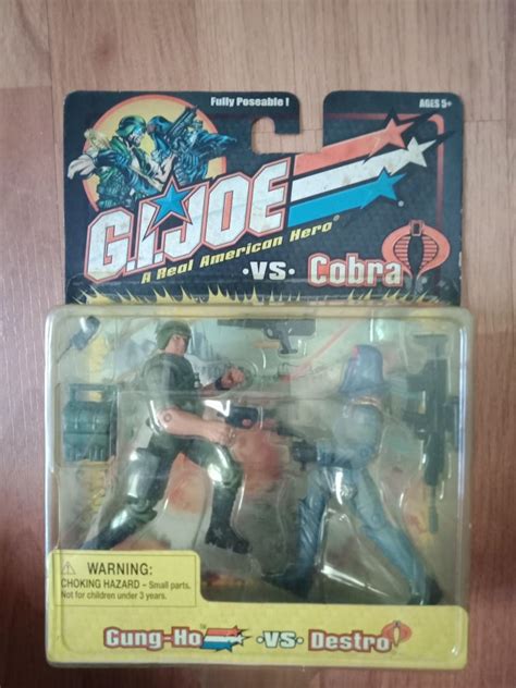 Gi Joe Vs Cobra Duke Vs Cobra Commander Misprint As Gung Ho Vs Destro