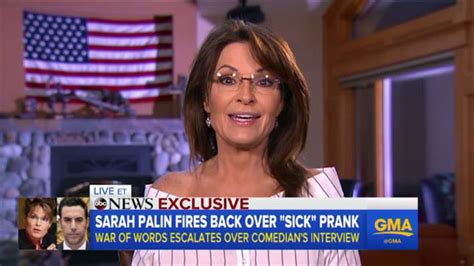 Sarah Palin Speaks Out After Being Duped Into Spoof Interview By