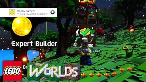 Lego Worlds Becoming A Master Builder Earning 100 Gold Bricks Youtube