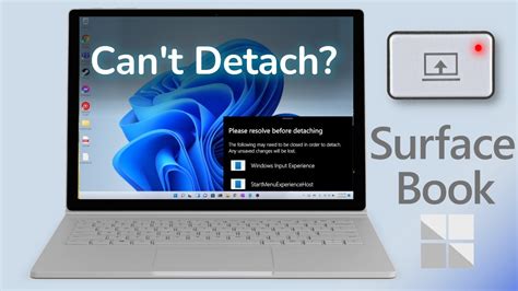 Surface Book Screen Wont Detach Try This Youtube