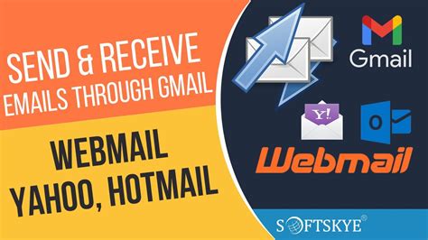 Send And Receive Yahoo Hotmail Webmail Emails Through Gmail Youtube