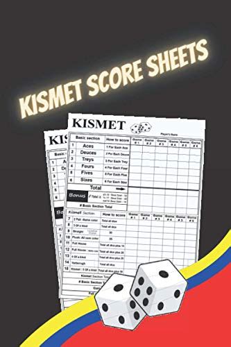 Kismet Score Sheets 130 Large Score Sheets Score Pads Record Keeper
