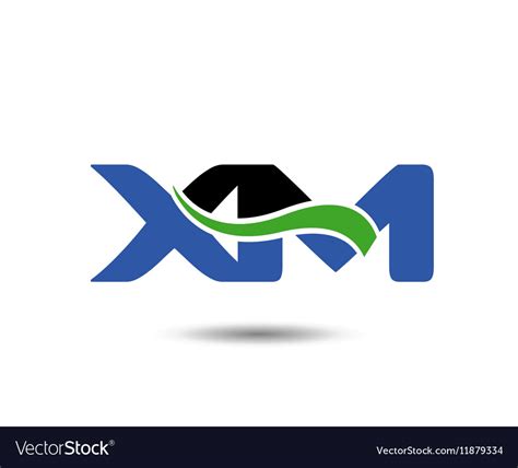 Xm Logo Royalty Free Vector Image Vectorstock