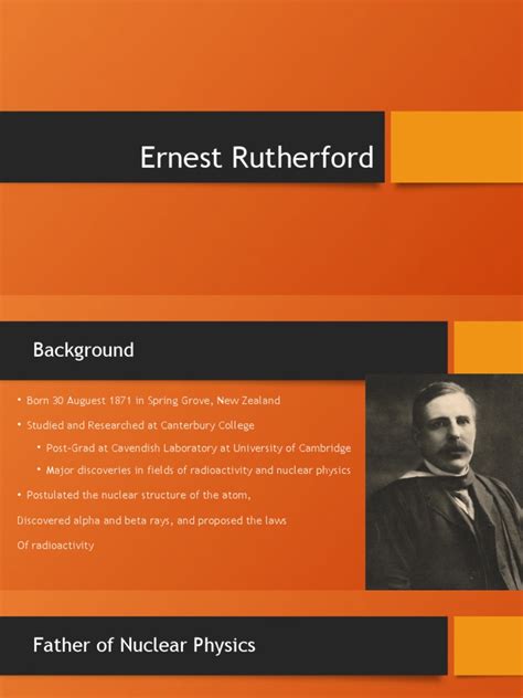 Ernest Rutherford Pdf