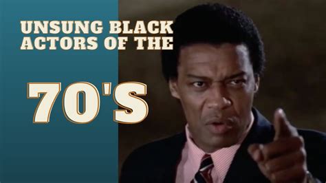 Do You Remember These Black Male Actors There Careers Took Shape In