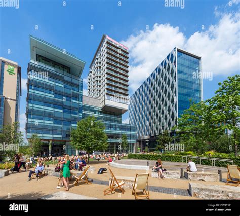 Bbc Salford Media City Workers Hi Res Stock Photography And Images Alamy