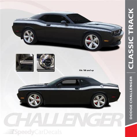 Dodge Challenger Rt Side Dual Stripes Duel 15 2015 2020 2021 2022