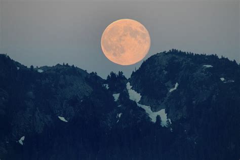Full Moon Rising Over Mountains Photograph By Pierre Leclerc Photography