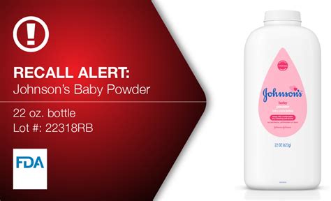 FDA Recalls Johnson S Baby Powder Naugatuck Valley Health District