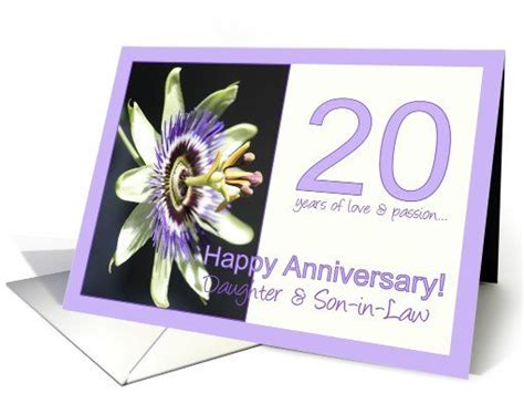 Check spelling or type a new query. 20th Anniversary for daughter & son in law - passion ...
