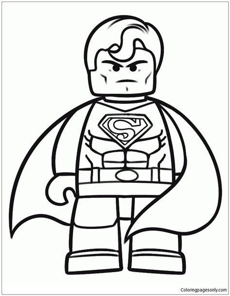 Watch as we draw and then color in lego supermansubscribe for more drawing videos!!! Lego Superman 1 Coloring Pages - Cartoons Coloring Pages ...