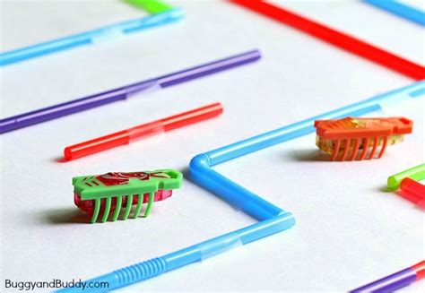 Stem Challenge For Kids Build A Hexbug Maze Using Straws Buggy And Buddy