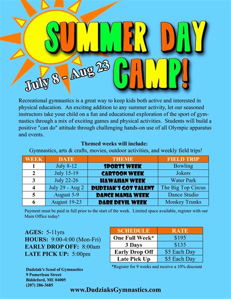 Summer Camp Flyer Template 2023 Template For Free