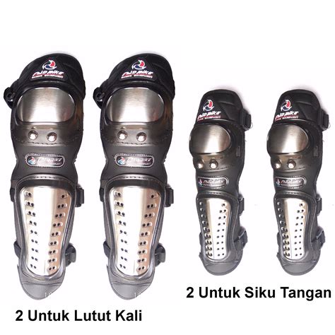 Decker Fox Standard Pelindung Protector Siku Tangan Dan Lutut Kaki