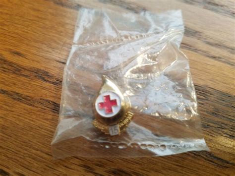 Red Cross 15 Gallon Blood Donor Pin New Sealed Ebay