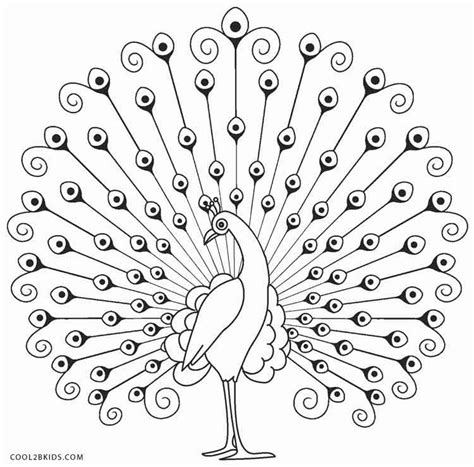 Simple peacocks coloring page to download for free. Free Printable Peacock Coloring Pages For Kids ...
