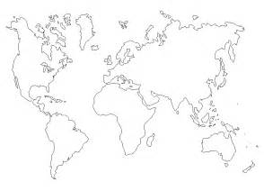 Mapa Del Mundo En Blanco Para Colorear Imagui