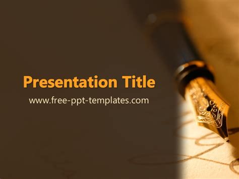 Poetry Ppt Template Mr Templates
