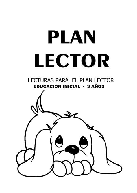 Lecturas Plan Lector 3 Años