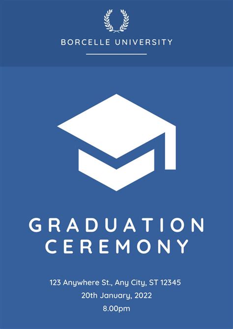 Free Customizable Graduation Programs Canva