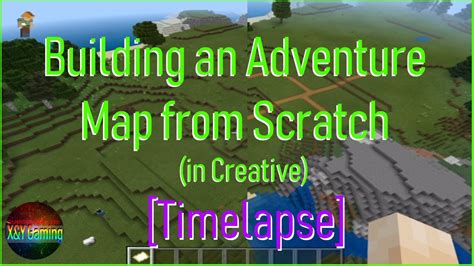 Building An Adventure Map In Creative Minecraft Timelapse Youtube