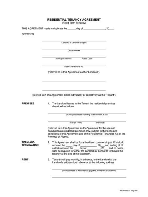 Inform us of all changes in tenancy when they happen and give the exact start and end dates of tenancies. Rental Agreement Form - Fill Online, Printable, Fillable ...