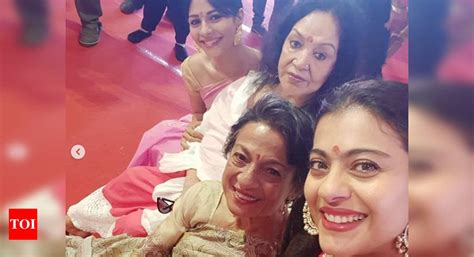 Photos Kajol Shares Festive Pictures With Mom Tanuja And Sister