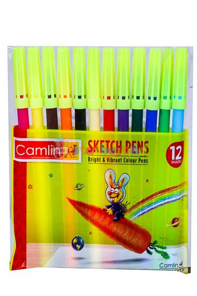Camlin Kokuyo Sketch Pen 12 Shades Stationery And
