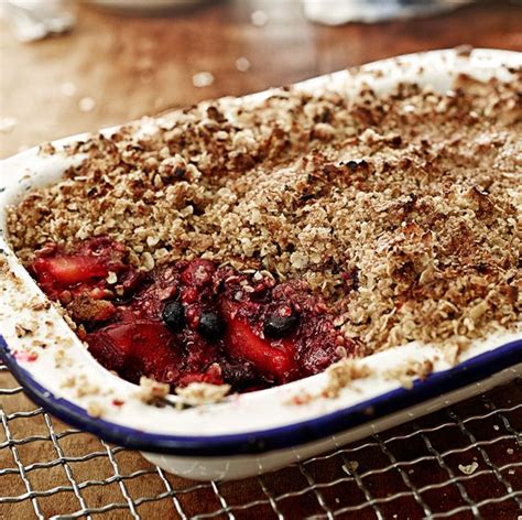 Plum And Forest Fruits Crumble Fruit Crumble Fruit Crumble Recipe