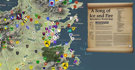 Interaktiv Durch Westeros Die Ultimative Game Of Thrones Karte We