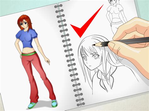 How To Draw Manga Characters Steps With Pictures WikiHow