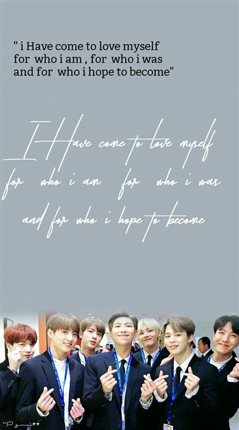 Suga wants army to understand this message from the new bts album. " i Have come to love myself for who i am , for who i was and for who i hope to become" #RM #BTS ...