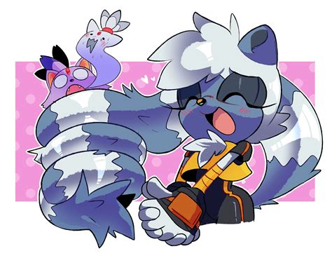 Blaze The Cat And Tangle The Lemur Sonic And 1 More Drawn By
