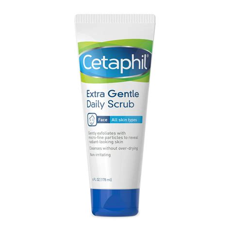 Cetaphil Extra Gentle Daily Scrub Exfoliating Face Wash For Sensitive