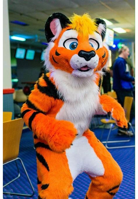 Lovely Realistic Tiger Fursuit Costume Mascot Costume