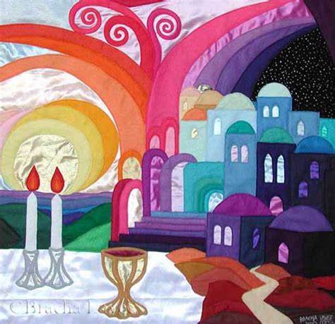 Know somebody well and see or talk to them often. Beautiful Shabbat | Bracha Lavee art gallery