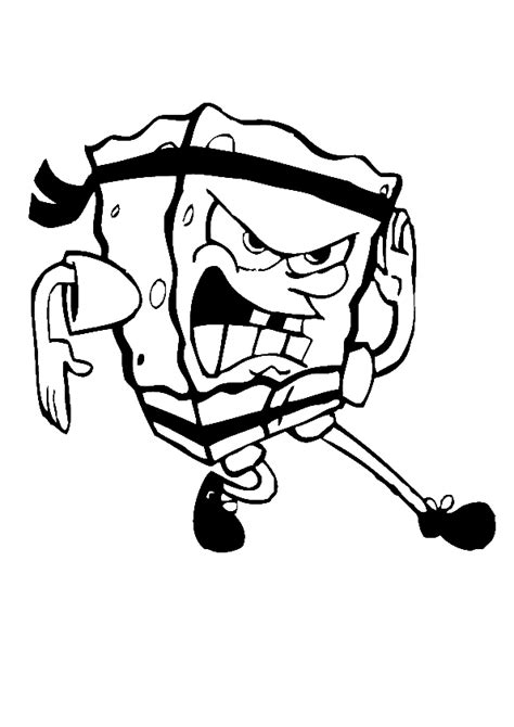 You want spongebob bob coloring pages. Karate coloring pages download and print for free