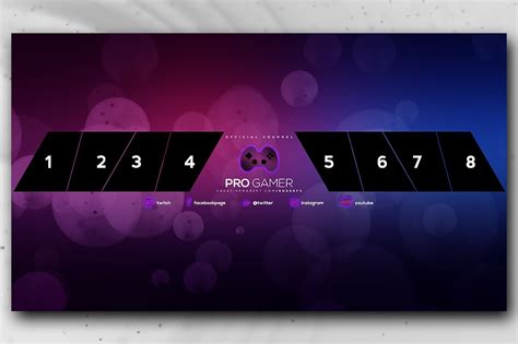 Perfect for printing and sharing online! View 15+ 17+ Gaming Youtube Channel Banner Template ...