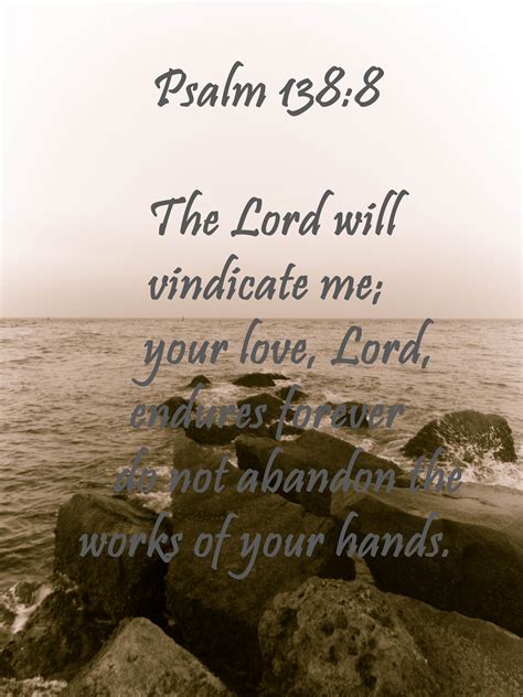 Psalm 1388 Psalm 138 8 Gods Promises Endure Psalms Lord Cards