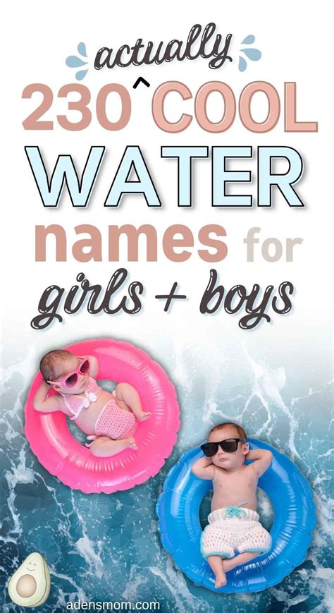 230 Actually Cool Water Names For Babies New 2023
