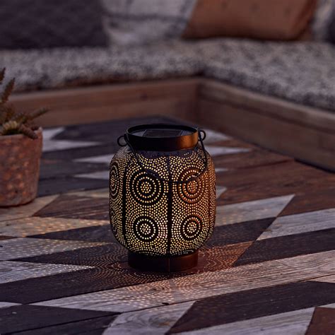 Solar Moroccan Garden Lanterns By Lights4fun