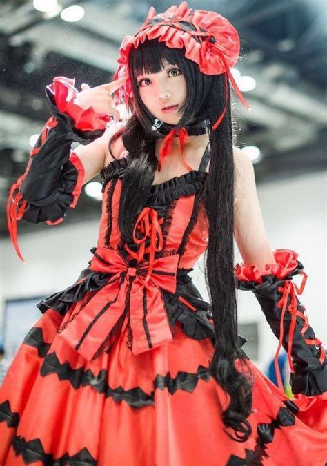 Date A Live Kurumi Tokisaki Gothic Lolita Cosplay Costume Gown Hobbies