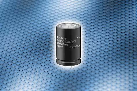 Tdk Presents New Epcos Aluminum Electrolytic Capacitor Series Your